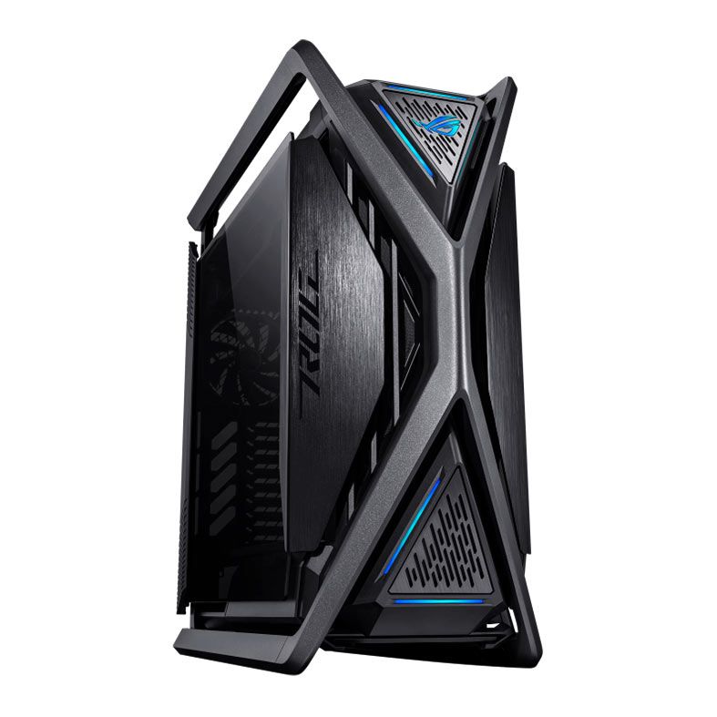 Gabinete ASUS ROG Hyperion GR701 BTF Edition, RGB, Full-Tower Com 4 Fans, Lateral de Vidro, Preto, 90DC00F0-B30010