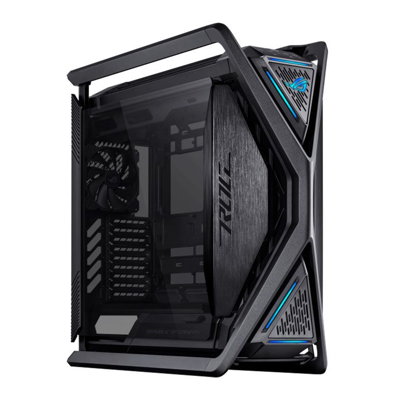 Gabinete ASUS ROG Hyperion GR701 BTF Edition, RGB, Full-Tower Com 4 Fans, Lateral de Vidro, Preto, 90DC00F0-B30010