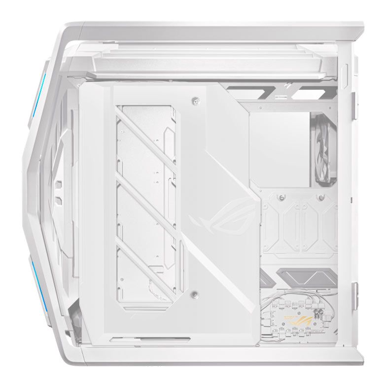 Gabinete ASUS ROG Hyperion GR701 White Edition, RGB, Full-Tower Com 4 Fans, Lateral de Vidro, Branco, 90DC00F3-B30000