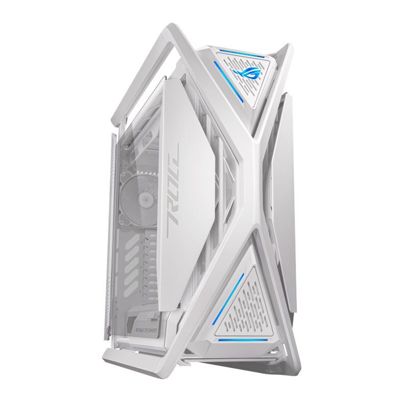 Gabinete ASUS ROG Hyperion GR701 White Edition, RGB, Full-Tower Com 4 Fans, Lateral de Vidro, Branco, 90DC00F3-B30000