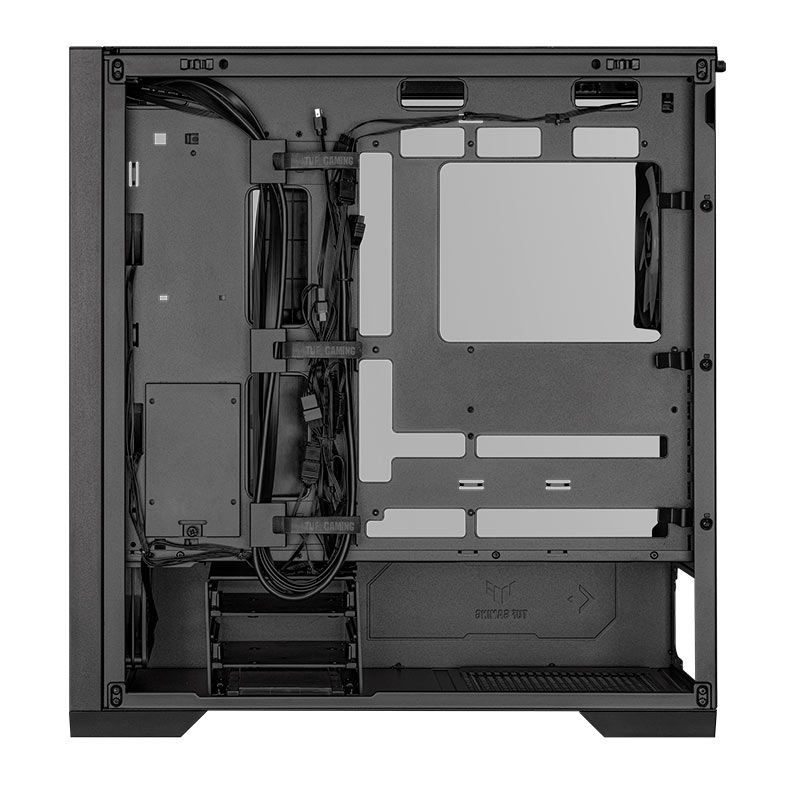 Gabinete Asus TUF Gaming  GT302, ARGB, Mid-Tower, Lateral de Vidro, Com 4 Fans, Preto, 90DC00I0-B10000
