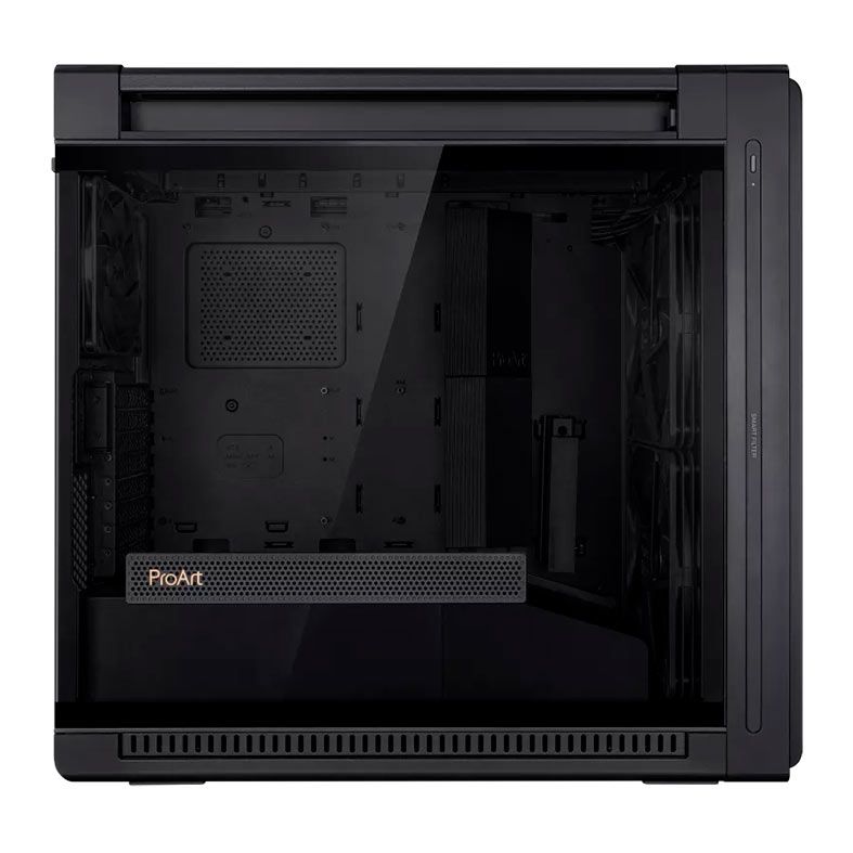 Gabinete Asus ProArt PA602, Full-Tower, Lateral de Vidro, Com 3 Fans, Preto, 90DC00J0-B00000