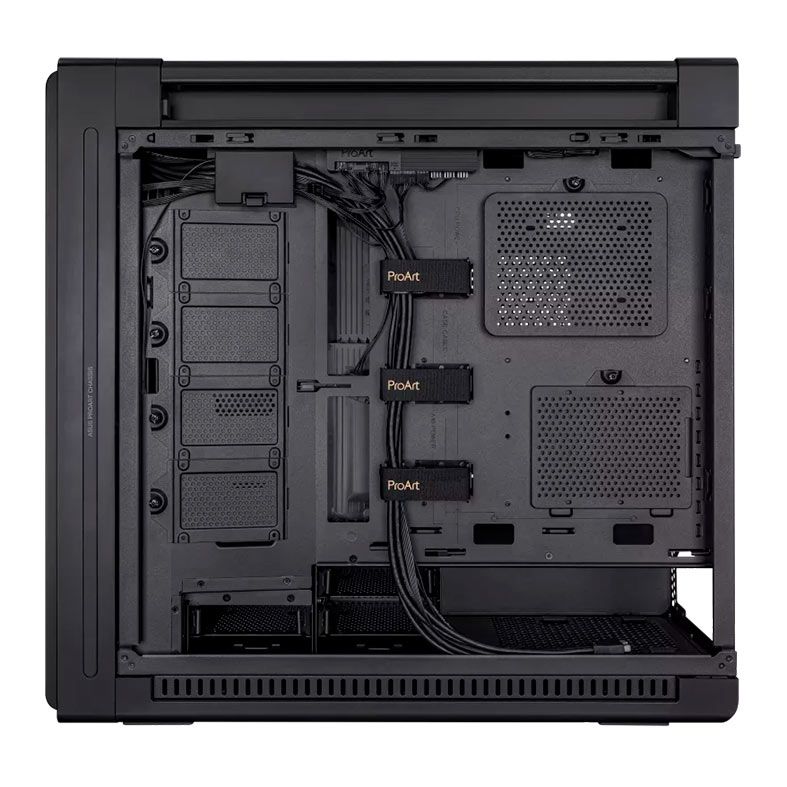 Gabinete Asus ProArt PA602, Full-Tower, Lateral de Vidro, Com 3 Fans, Preto, 90DC00J0-B00000