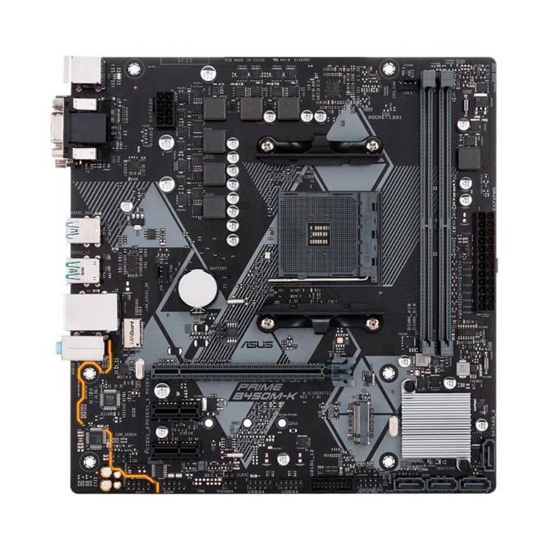 Placa Mae Asus Prime B450m K Ddr4 Socket Am4 Chipset Amd B450 Pichau