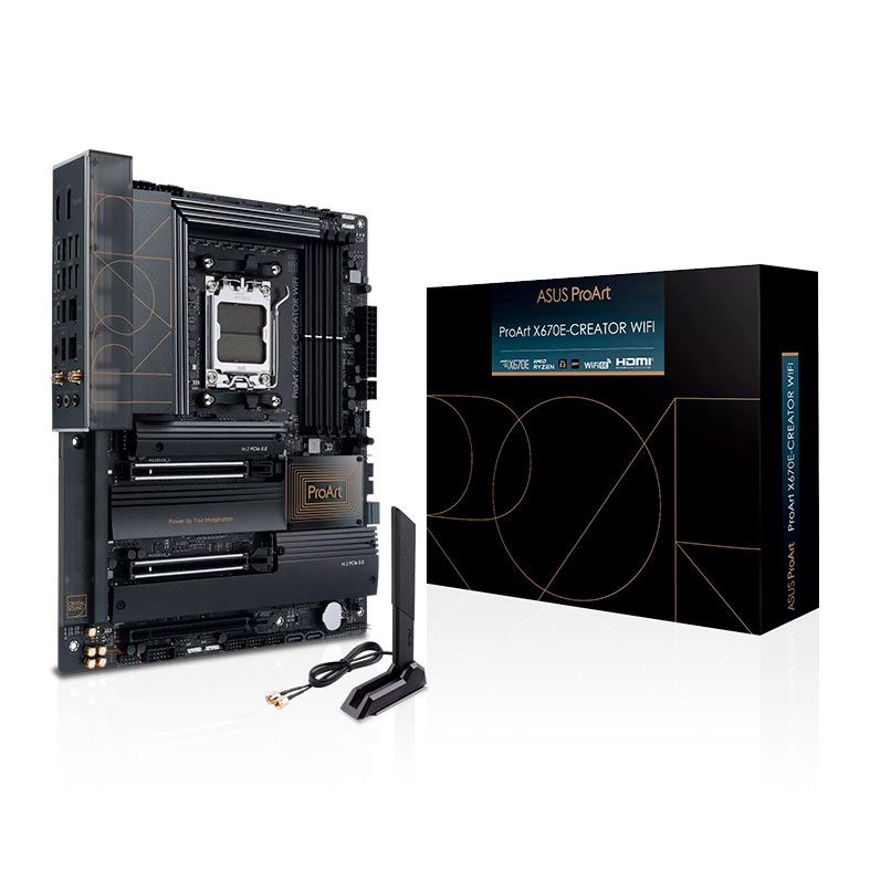 Placa Mae Asus ProArt X670E-Creator WIFI, DDR5, Socket AMD AM5, ATX, Chipset AMD X670, PROART-X670E-CREATOR-WIFI