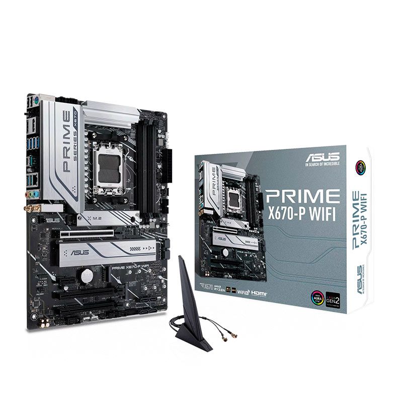 Placa Mae Asus Prime X670-P WIFI, DDR5, Socket AMD AM5, ATX, Chipset AMD X670, PRIME-X670-P-WIFI