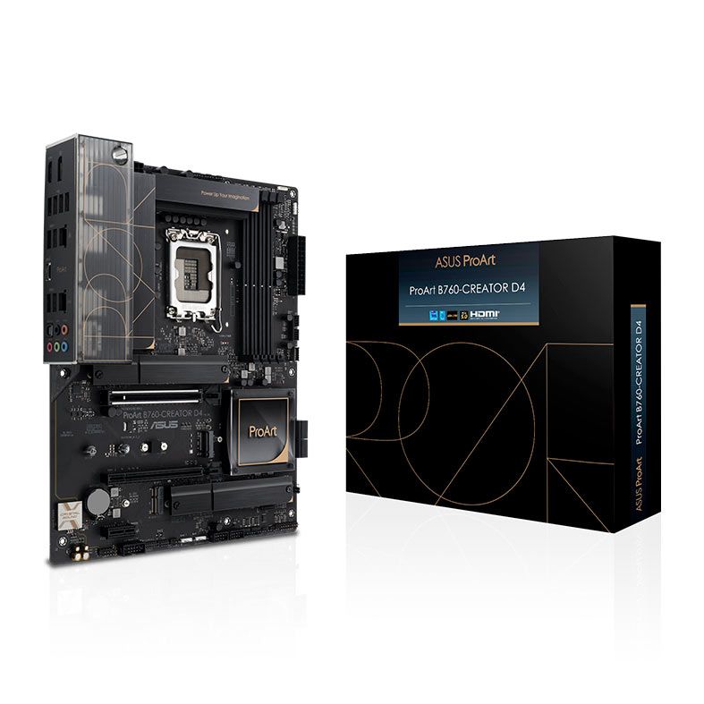Placa Mae Asus ProArt B760-Creator D4, DDR4, Socket LGA 1700, ATX, Chipset Intel B760, PROART-B760-CREATOR-D4