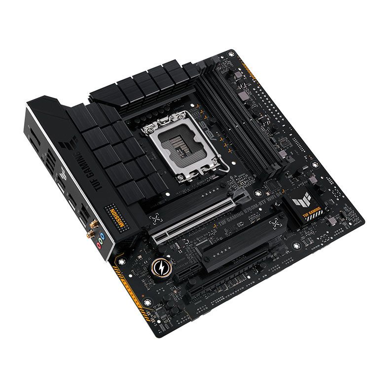 Placa Mae Asus Tuf Gaming B760M-BTF WIFI D4, DDR4, Socket LGA 1700, M-ATX, Chipset Intel B760, TUF-GAMING-B760M-BTF-WIFI-D4