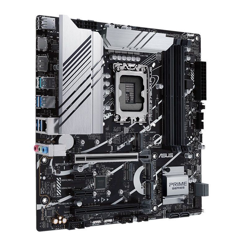 Placa Mae Asus Prime Z790M-PLUS, DDR5, Socket LGA 1700, M-ATX, Chipset Intel Z790, PRIME-Z790M-PLUS