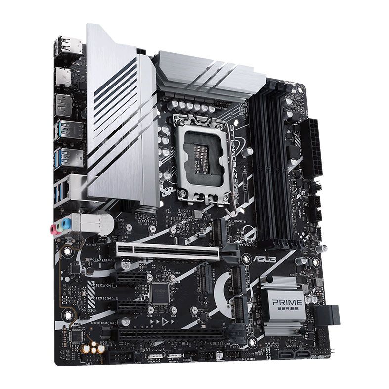 Placa Mae Asus Prime Z790M-PLUS, DDR5, Socket LGA 1700, M-ATX, Chipset Intel Z790, PRIME-Z790M-PLUS