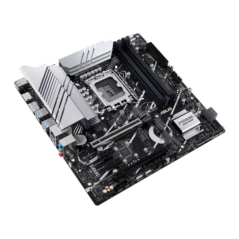 Placa Mae Asus Prime Z790M-PLUS, DDR5, Socket LGA 1700, M-ATX, Chipset Intel Z790, PRIME-Z790M-PLUS