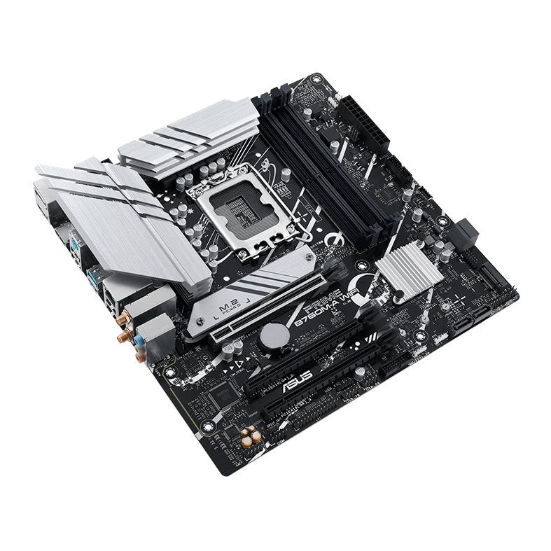 Placa Mae Asus Prime B760M-A WIFI, DDR5, Socket LGA 1700, M-ATX, Chipset Intel B760, PRIME-B760M-A-WIFI