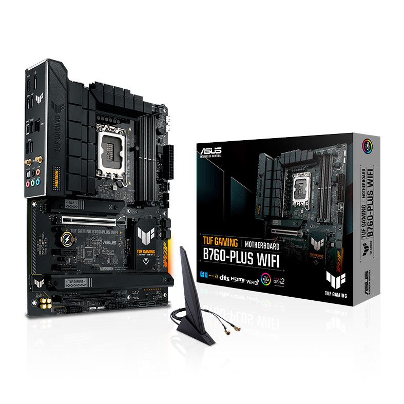 Placa Mae Asus Tuf Gaming B760-Plus WIFI, DDR5, Socket LGA 1700, ATX, Chipset Intel B760, TUF-GAMING-B760-PLUS-WIFI