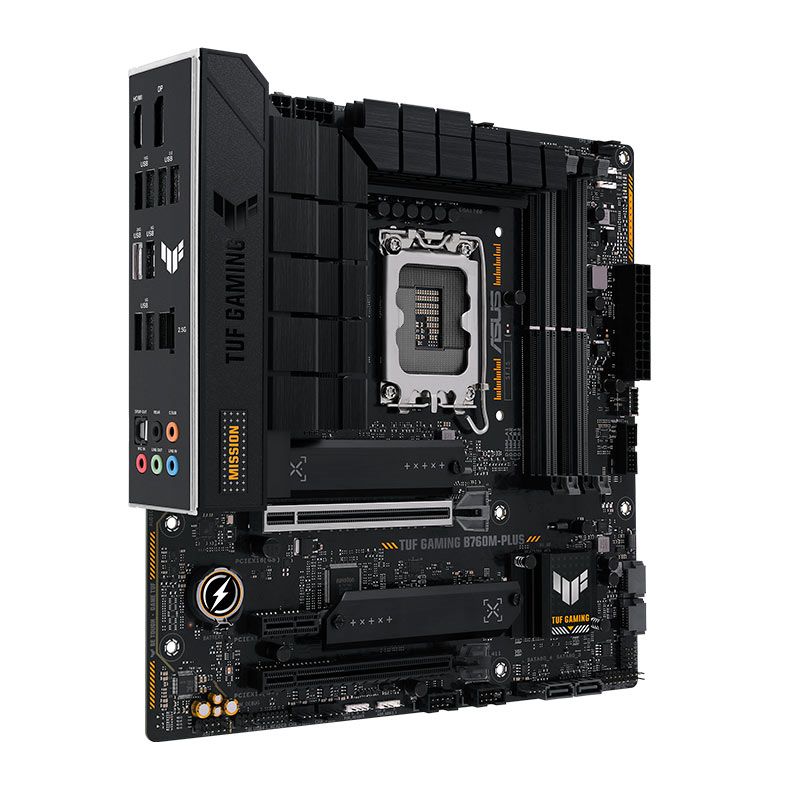 Placa Mae Asus Tuf Gaming B760M-PLUS, DDR5, Socket LGA 1700, M-ATX, Chipset Intel B760, TUF-GAMING-B760M-PLUS