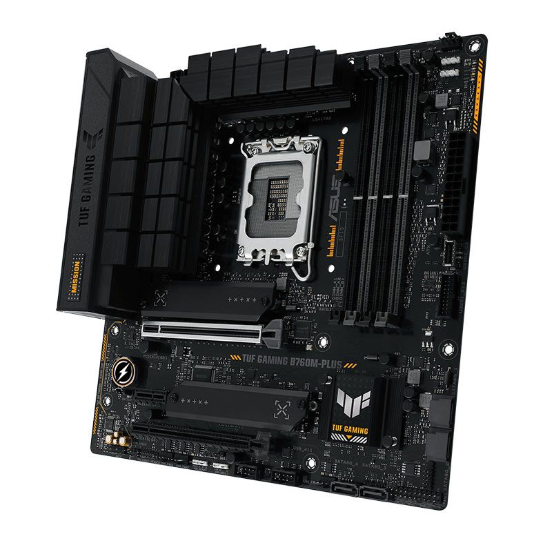 Placa Mae Asus Tuf Gaming B760M-PLUS, DDR5, Socket LGA 1700, M-ATX, Chipset Intel B760, TUF-GAMING-B760M-PLUS
