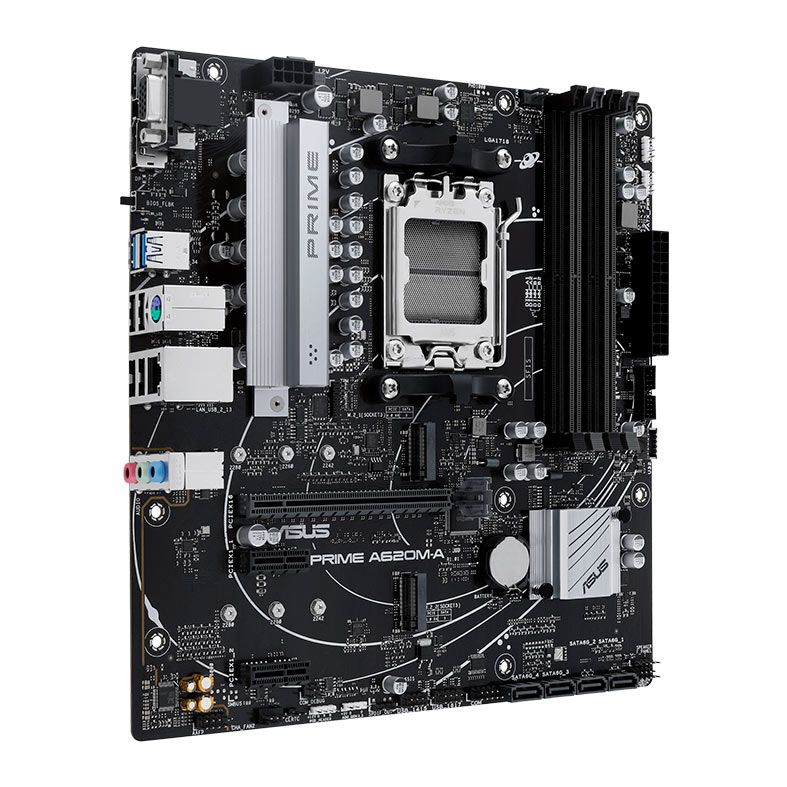 Placa Mae Asus Prime A620M-A, DDR5, Socket AMD AM5, M-ATX, Chipset AMD A620, PRIME-A620M-A