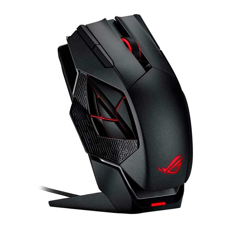 Mouse Gamer Asus ROG Spatha RGB 8200Dpi Wireless/USB 12 Botões