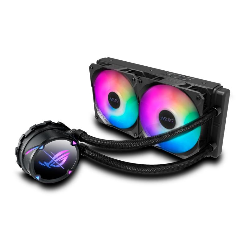 Water Cooler Asus Rog Strix LC II 240, ARGB, 240mm, Preto, 90RC00E1-M0UAY4