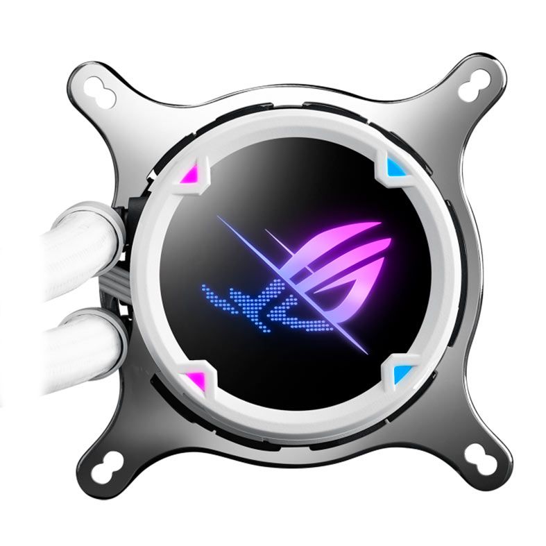 Water Cooler Asus Rog Strix LC II 240 White Edition, ARGB, 240mm, Branco, 90RC00E2-M0UAY4