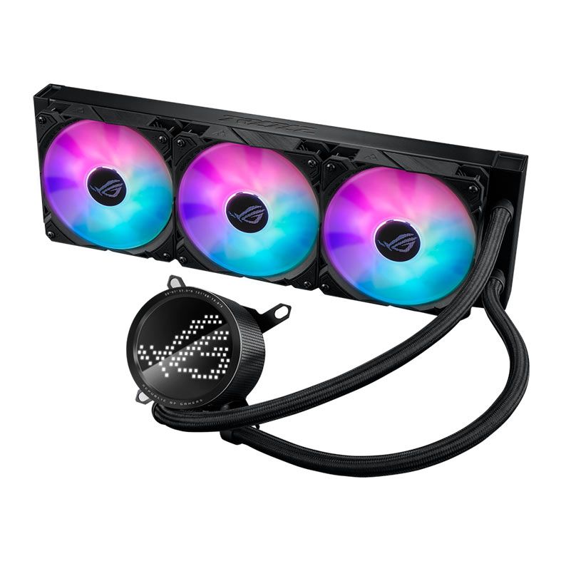 Water Cooler Asus Rog Ryuo III 360, ARGB, 360mm, Preto, 90RC00I1-M0UAY0