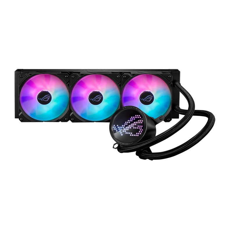 Water Cooler Asus Rog Ryuo III 360, ARGB, 360mm, Preto, 90RC00I1-M0UAY0