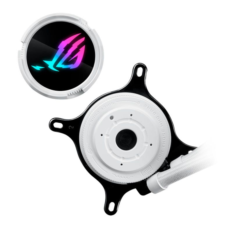 Water Cooler Asus Rog Strix LC III 240, ARGB, 240mm, Branco, 90RC00S2-M0UAY0