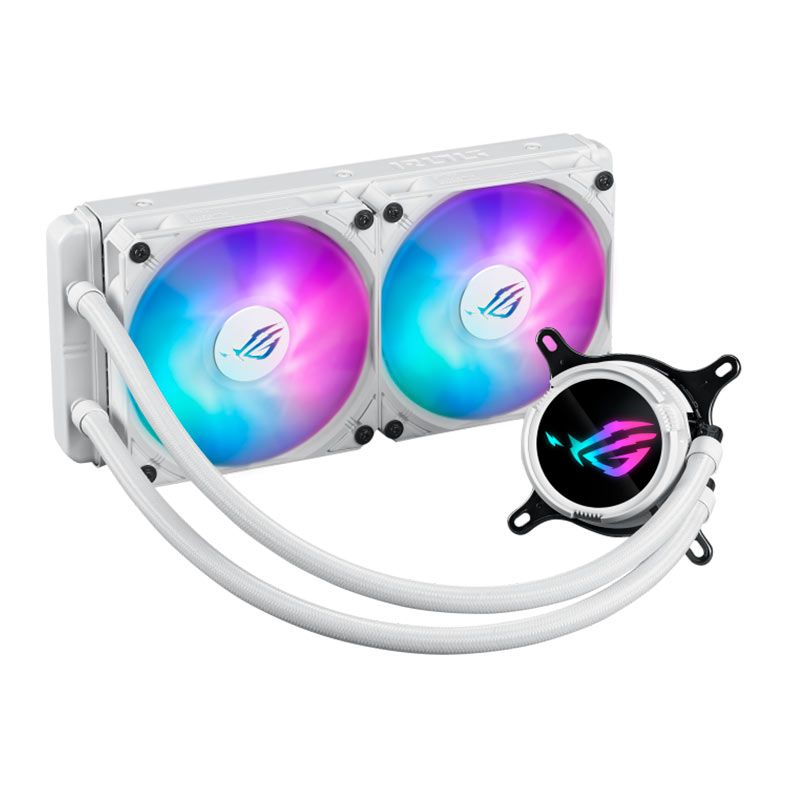Water Cooler Asus Rog Strix LC III 240, ARGB, 240mm, Branco, 90RC00S2-M0UAY0