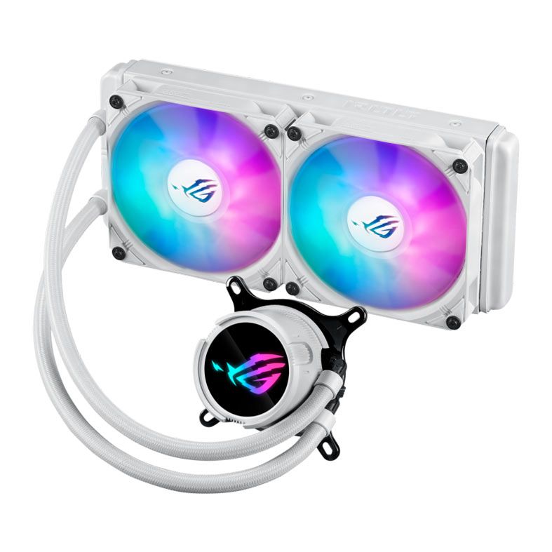Water Cooler Asus Rog Strix LC III 240, ARGB, 240mm, Branco, 90RC00S2-M0UAY0