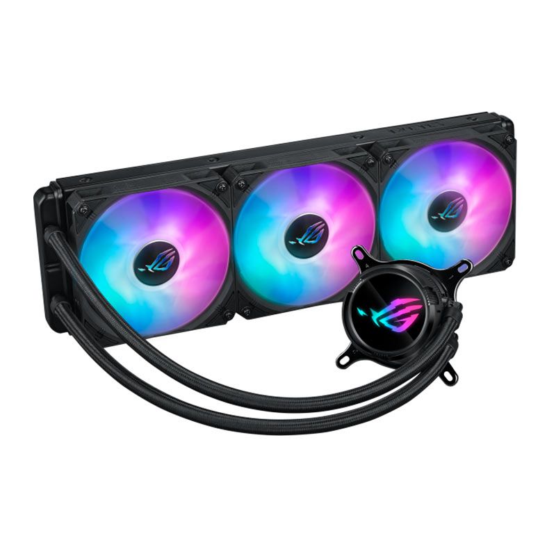 Water Cooler Asus Rog Strix LC III 360, ARGB, 360mm, Preto, 90RC00T1-M0UAY0