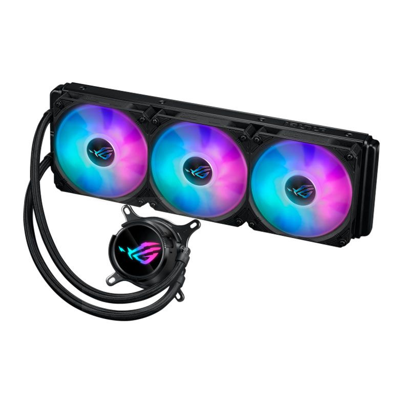 Water Cooler Asus Rog Strix LC III 360, ARGB, 360mm, Preto, 90RC00T1-M0UAY0