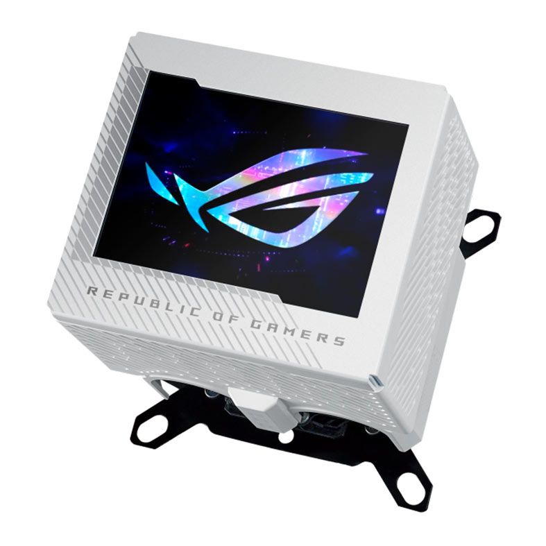 Water Block Asus Rog Ryujin III WB, LCD 3.5, Branco, 90RC00V2-M0UAY0