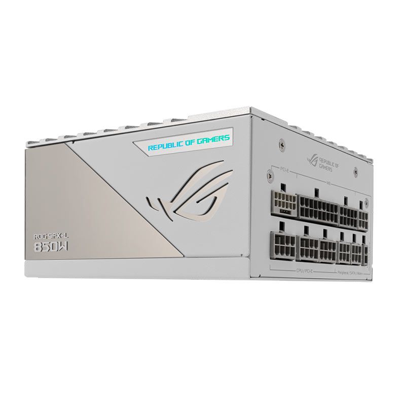 Fonte Asus Rog Loki White Edition, ARGB, Full-Modular, 850W, 80 Plus Platinum, Branca, 90YE00N2-B0BA00