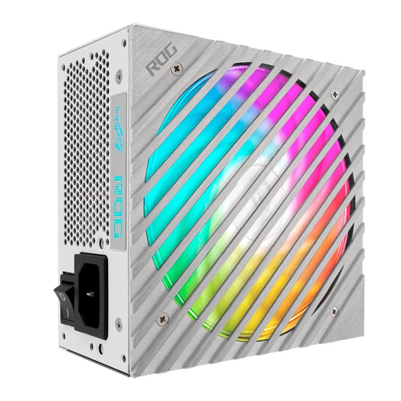 Fonte Asus Rog Loki White Edition, ARGB, Full-Modular, 850W, 80 Plus Platinum, Branca, 90YE00N2-B0BA00