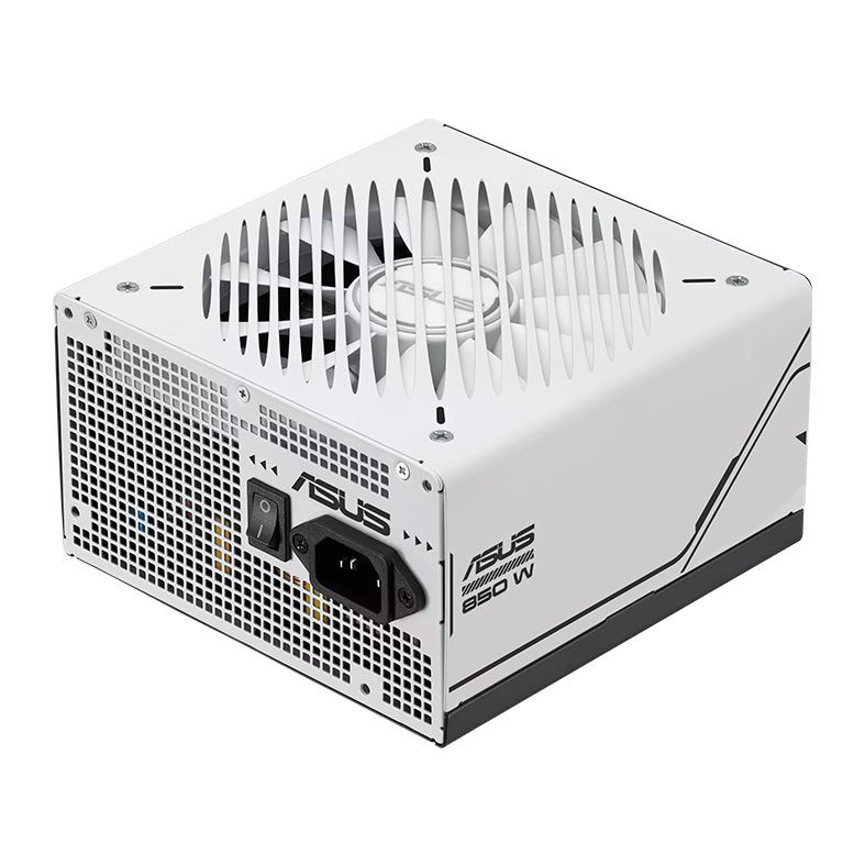 Fonte Asus Prime, Full-Modular, 850W, 80 Plus Gold, Branca e Preta, 90YE00U0-B0BA00