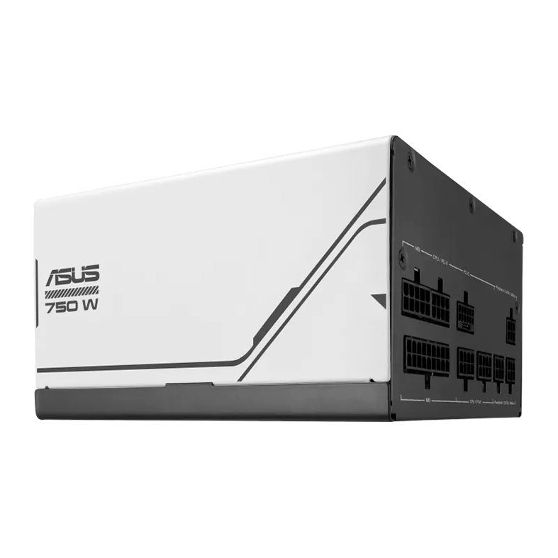 Fonte Asus Prime, Full-Modular, 750W, 80 Plus Gold, Branca e Preta, 90YE00U1-B0BA00