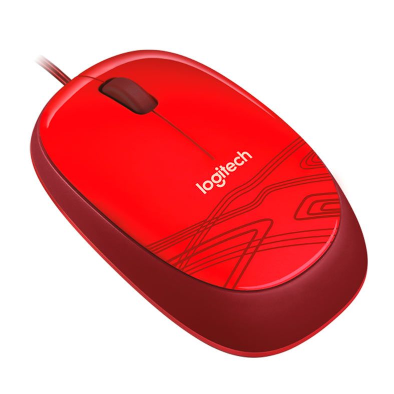 Mini Mouse Logitech M105 USB Vermelho, 910-002959