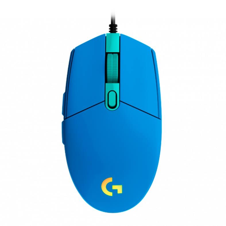 Mouse Gamer Logitech G203 RGB 8000Dpi 6 Botoes Azul, 910-005795
