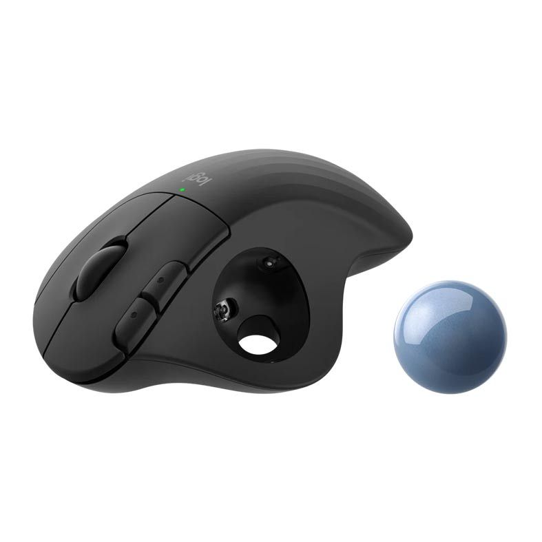 Controle Trackball Ergonômico sem Fio de Polegar - 6 Botões e