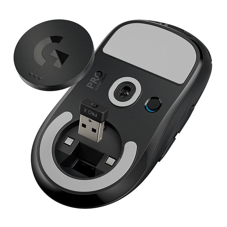 Mouse Gamer Logitech Wireless PRO X Superlight 25600DPI Preto, 910-005879