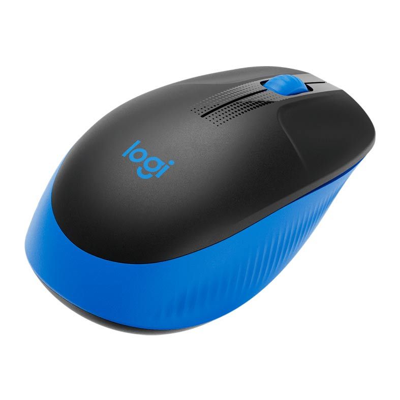 Mouse Logitech M190 Wireless 1000dpi Preto/Azul, 910-005903