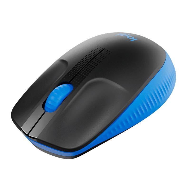 Mouse Logitech M190 Wireless 1000dpi Preto/Azul, 910-005903