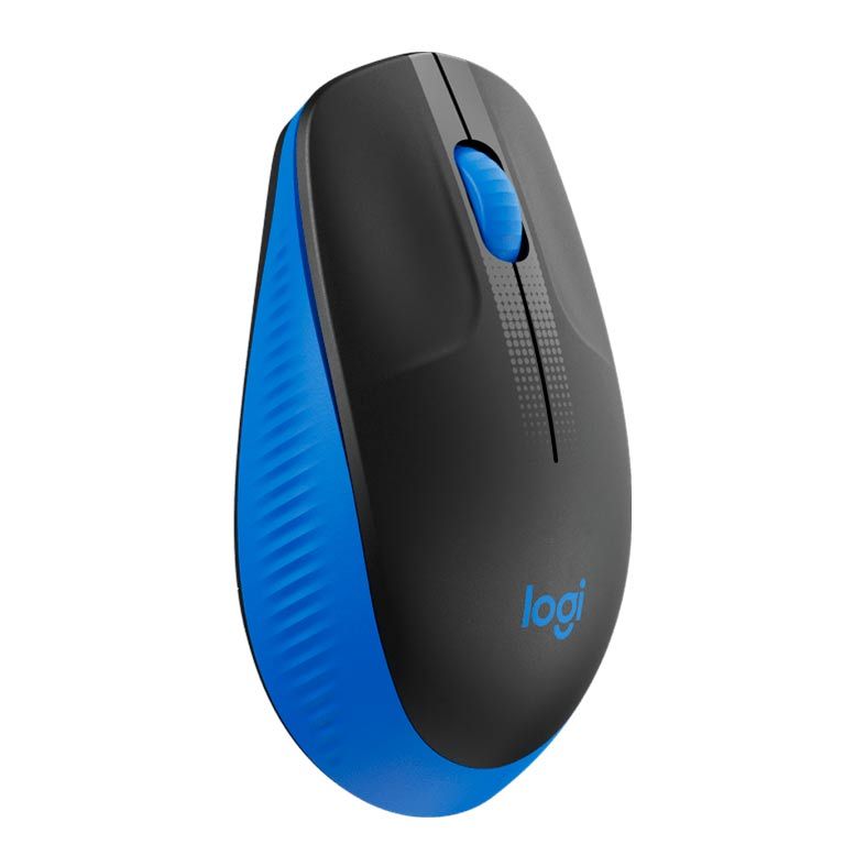 Mouse Logitech M190 Wireless 1000dpi Preto/Azul, 910-005903