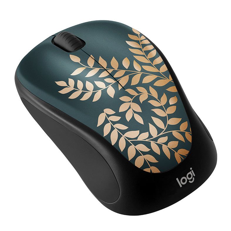 Mouse Logitech M317C Collection, Wireless, 1000DPI, 3 Botoes, Golden Garden, 910-006115