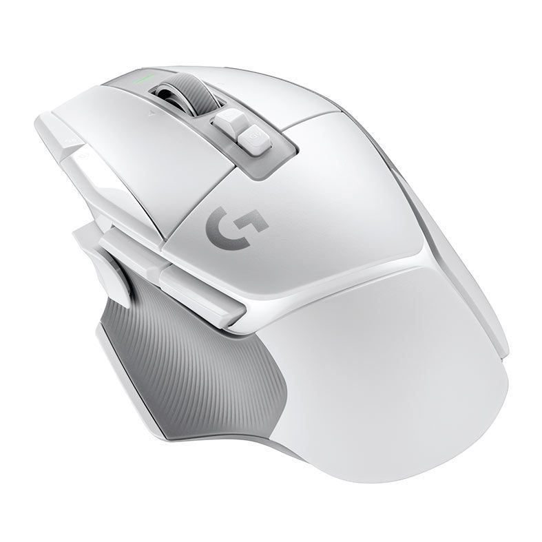 Mouse Gamer Logitech G502 X Lightspeed, Wireless, 25600 DPI, 13 Botoes, Branco, 910-006188