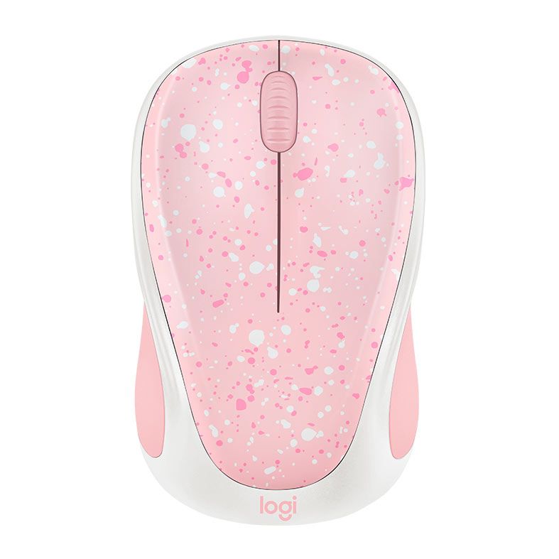 Mouse Logitech M317C Collection, Wireless, 1000DPI, 3 Botoes, Rose Splash, 910-006213