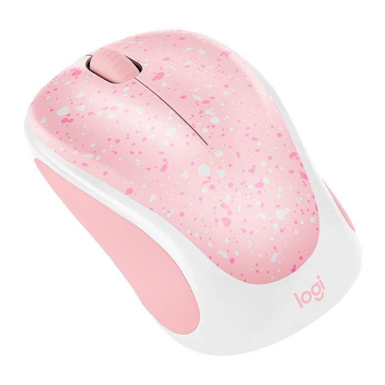 Mouse Logitech M317C Collection, Wireless, 1000DPI, 3 Botoes, Rose Splash, 910-006213