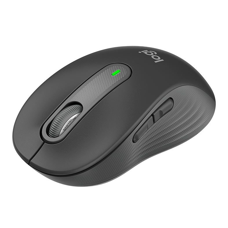 Mouse Logitech Signature M650, Bluetooth, 2000DPI, 5 Botoes, Grafite, 910-006250