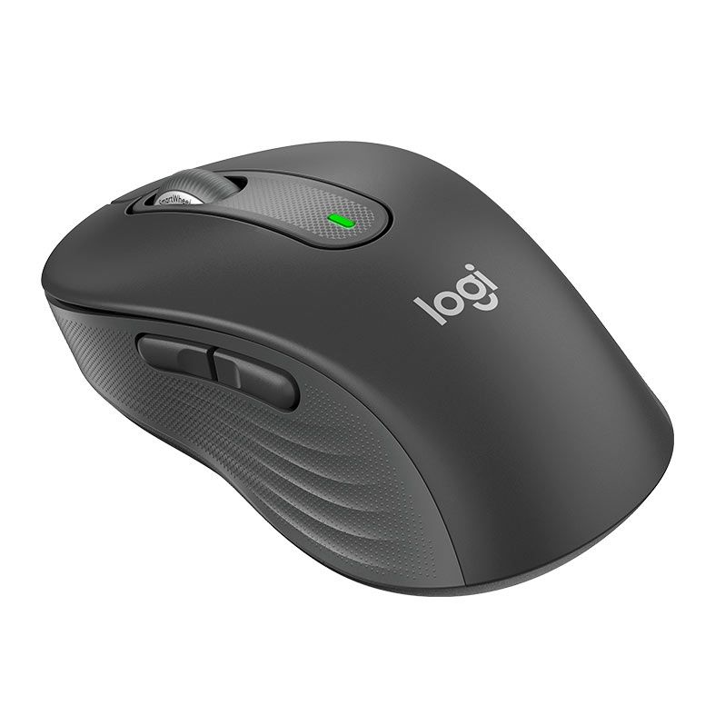 Mouse Logitech Signature M650, Bluetooth, 2000DPI, 5 Botoes, Grafite, 910-006250