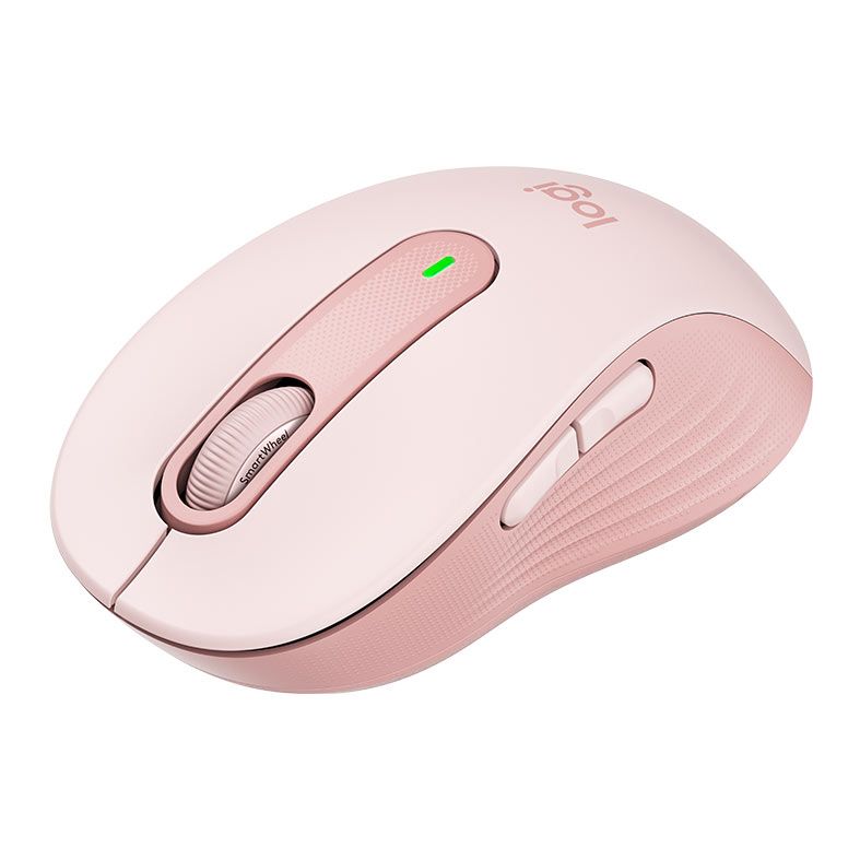 Mouse Logitech Signature M650, Bluetooth, 2000DPI, 5 Botoes, Rosa, 910-006251