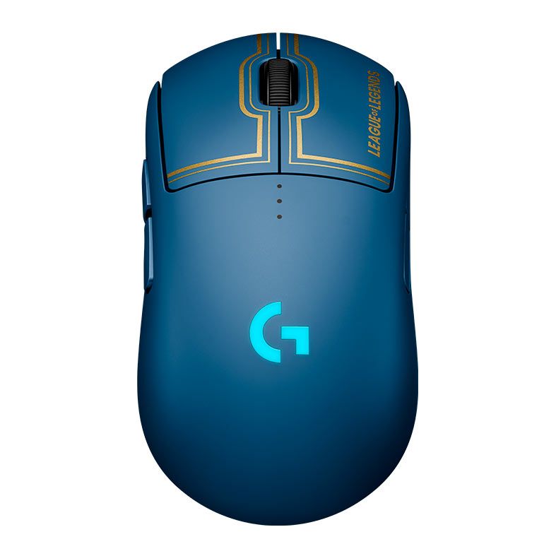 Mouse Gamer Logitech G PRO League Of Legends, RGB, Wireless, 25600 DPI, 8 Botoes, Azul, 910-006450